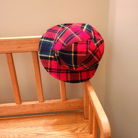 Plaid vintage hat - Picture 2 of 10